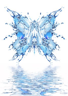 Water butterfly clipart