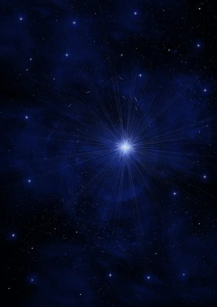 Αστέρια μέσα στη νύχτα — Φωτογραφία Αρχείου