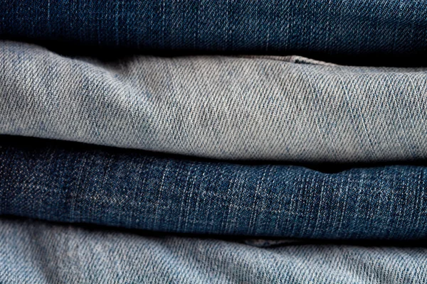 Blue and grey jeans — Stock Photo, Image