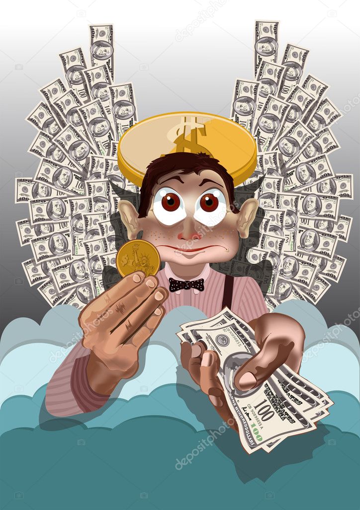 Angel of malicious money