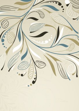 Floral background clipart