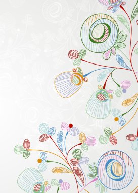 Floral background clipart