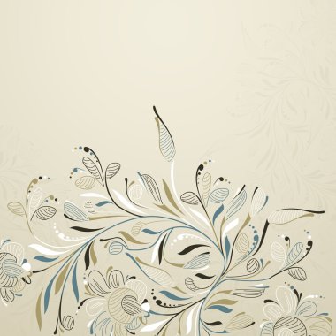 Floral background clipart