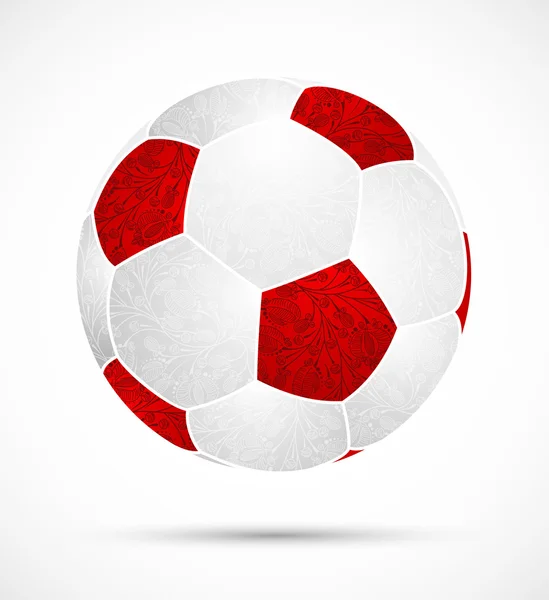 Ballon de football abstrait — Image vectorielle