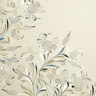 Floral background clipart