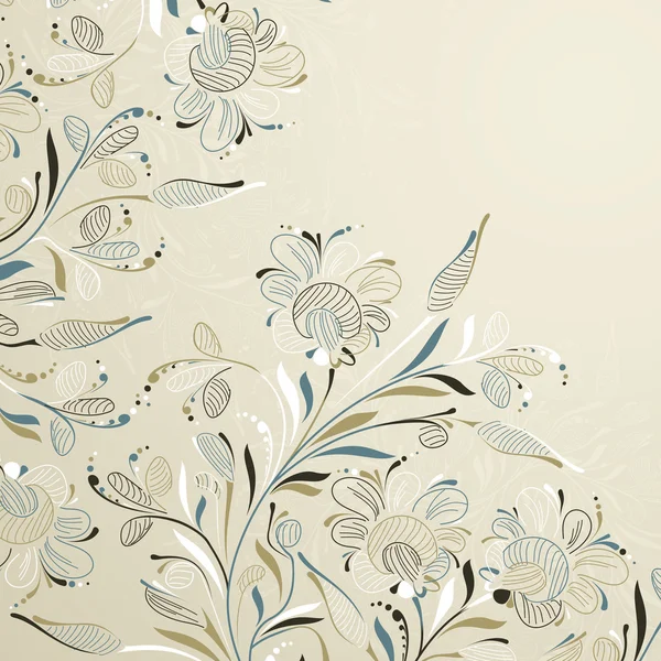 Fondo floral — Vector de stock