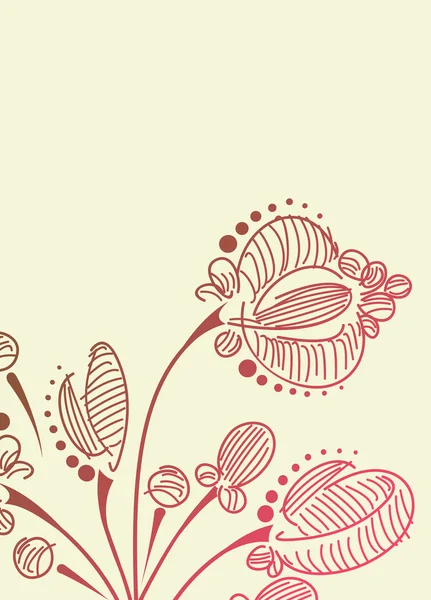 Fundo floral — Vetor de Stock