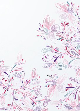 Floral background clipart