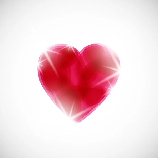 Coeur, fond de valentin — Image vectorielle