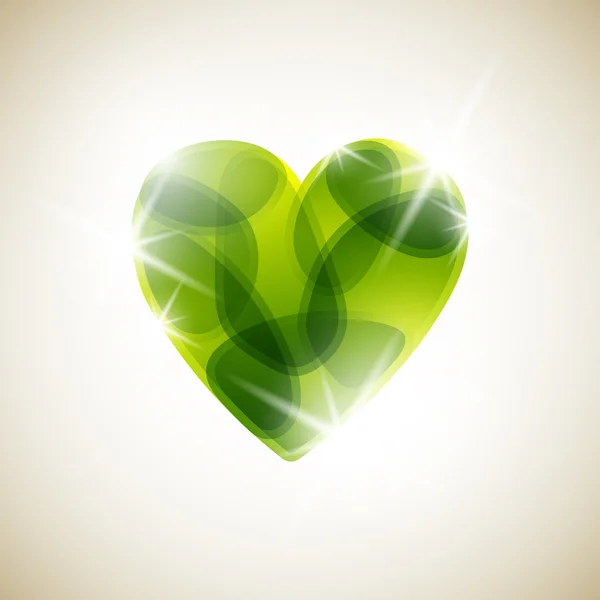 Coeur, fond de valentin — Image vectorielle