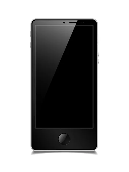 Smartphone con pantalla táctil, modelo vectorial — Vector de stock