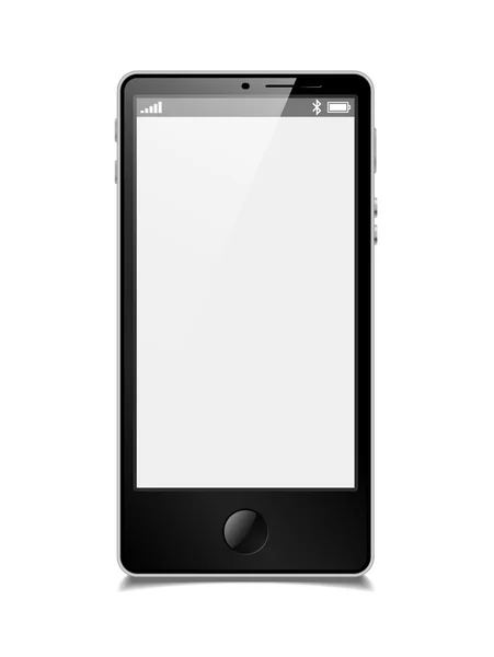 Smartphone cu ecran tactil, model vectorial — Vector de stoc