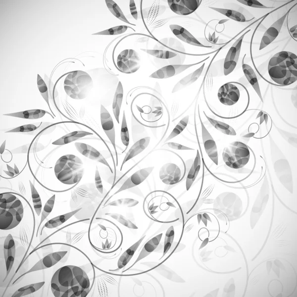 Fond floral, fond abstrait vectoriel — Image vectorielle
