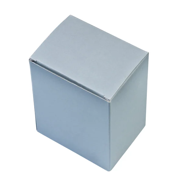 White paper box top view. — Stock Photo, Image