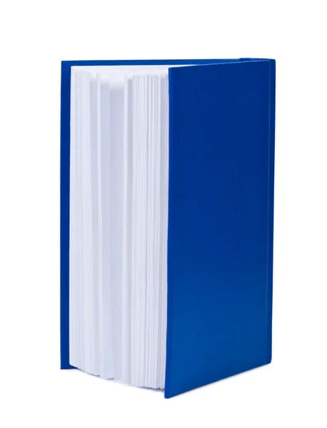 Livro de capa dura sobre fundo branco . — Fotografia de Stock