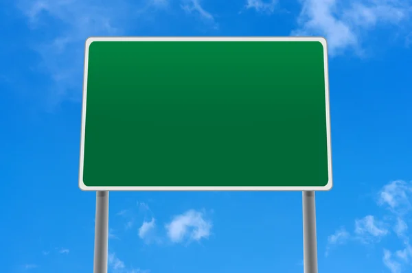 Road sign with space for text — Stock Photo, Image