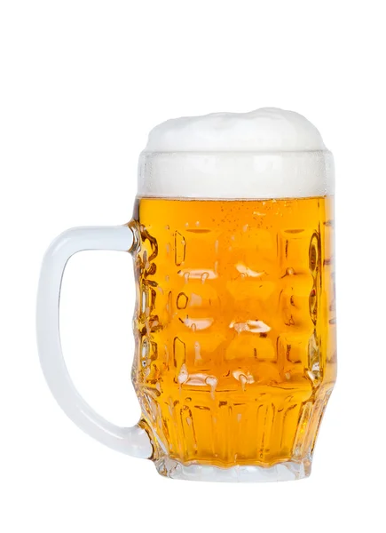 Bier im Glas. — Stockfoto