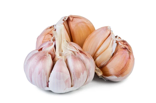 Garlic on white background. — Stock Photo, Image
