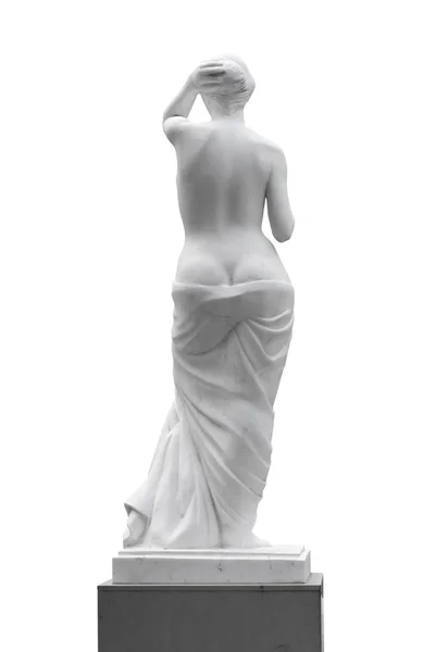 Estátua de uma mulher olhar para trás . — Fotografia de Stock