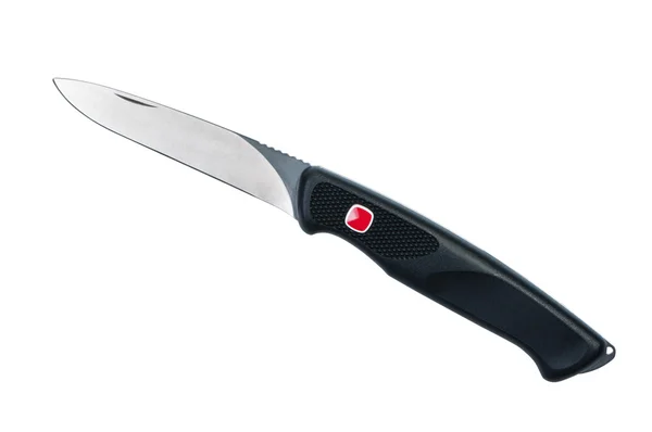 Skládací nůž na bílém pozadí. — Stock fotografie