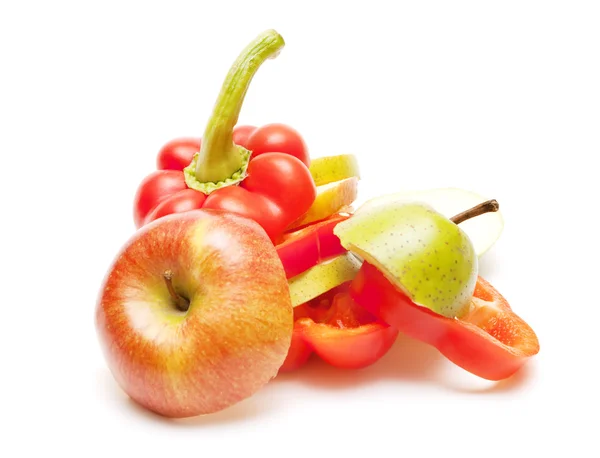 Allsorts z jabłko, gruszka i peppe — Zdjęcie stockowe