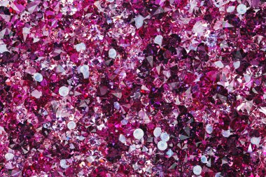 Many small ruby diamond stones, luxury background clipart