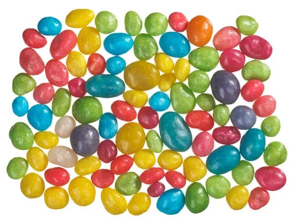 Multicolor bombones (caramelos de bola) fondo de la comida, primer plano — Foto de Stock