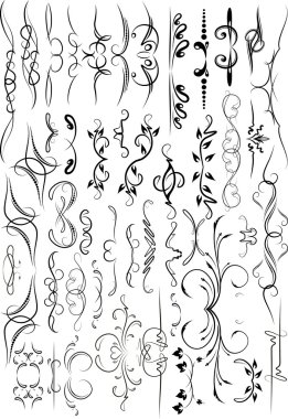 farklı kullanım için güzel tasarım öğeleri kümesi.