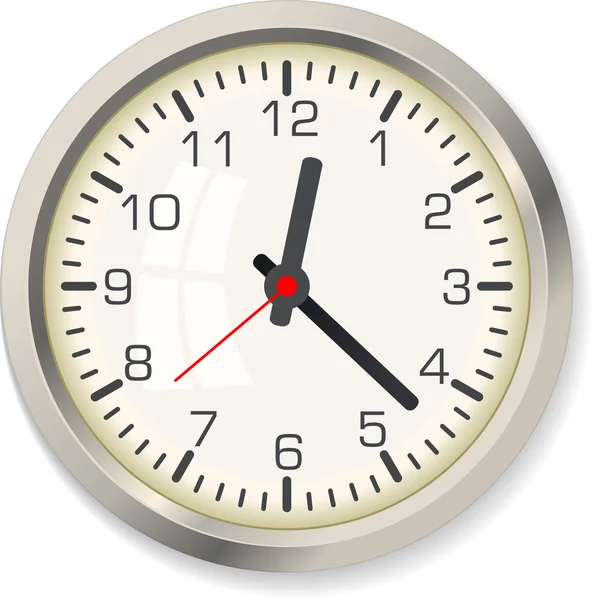 Horloge de bureau élégante — Image vectorielle