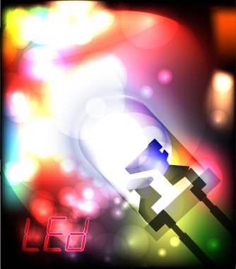 Design with led. clipart