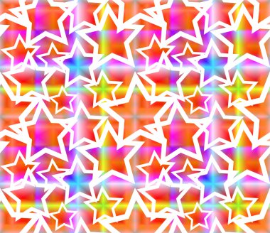 Seamless pattern with stars clipart