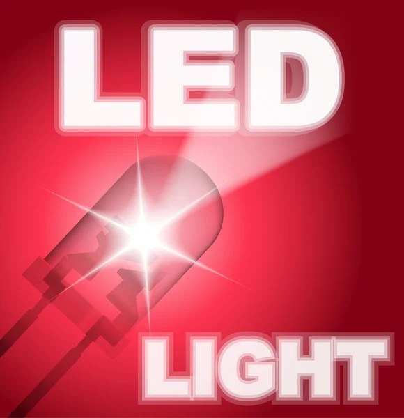 Design with led. — Stock Vector