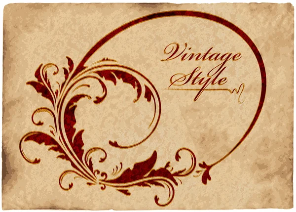Cadre ovale vintage — Image vectorielle