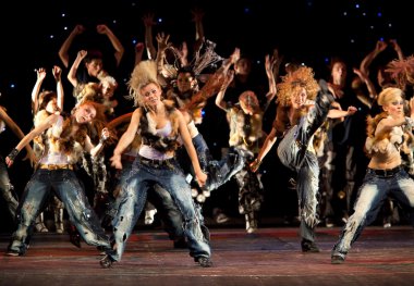 VITEBSK, BELARUS - JULY 1: Performance of dancing group 