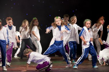 Unidentified children from dancing group 