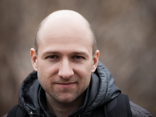 Bald man portrait — Stock Photo, Image