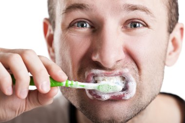 Teeth brushing clipart