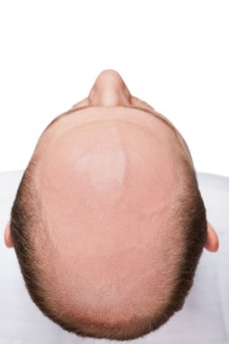 Bald man head clipart