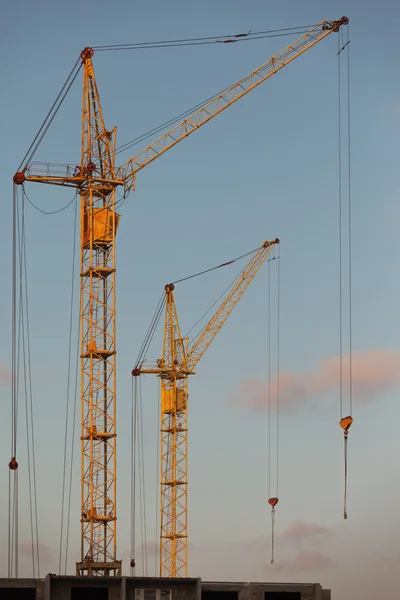 Building tower crane — Stock Photo, Image