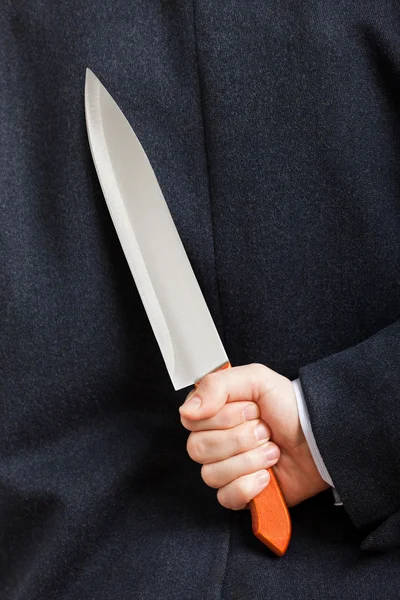 Kniv i handen — Stockfoto