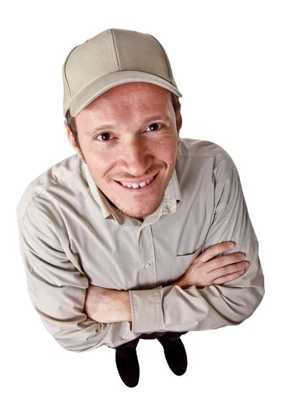 FUNNY DELIVERY MAN — Stock Photo, Image