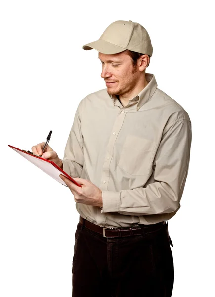 Man on duty Stock Picture