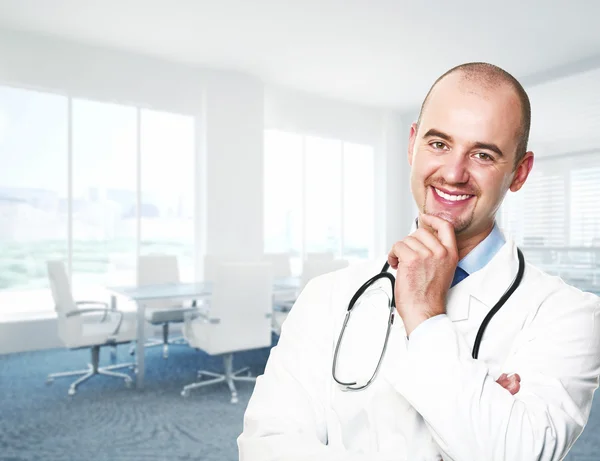 Usmívající se medik — Stock fotografie