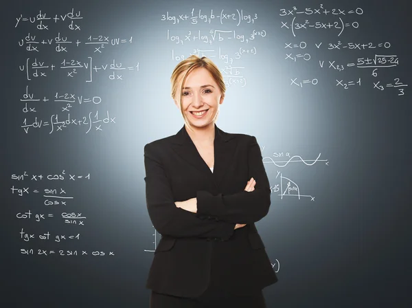 Kvinna lärare — Stockfoto