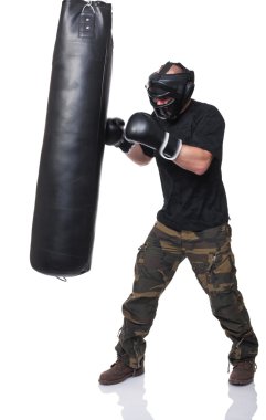 Self defence training clipart