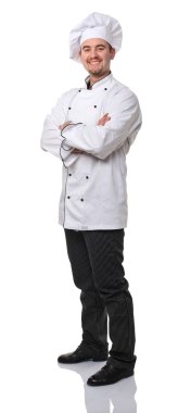 Chef crossed arms clipart