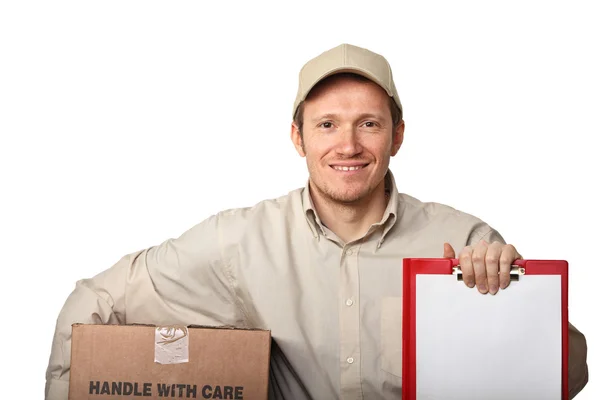 Homem de entrega — Fotografia de Stock