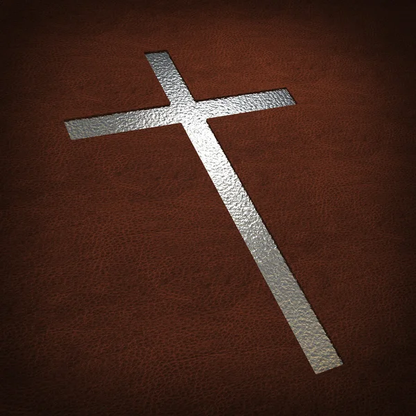 銀製の十字 — ストック写真