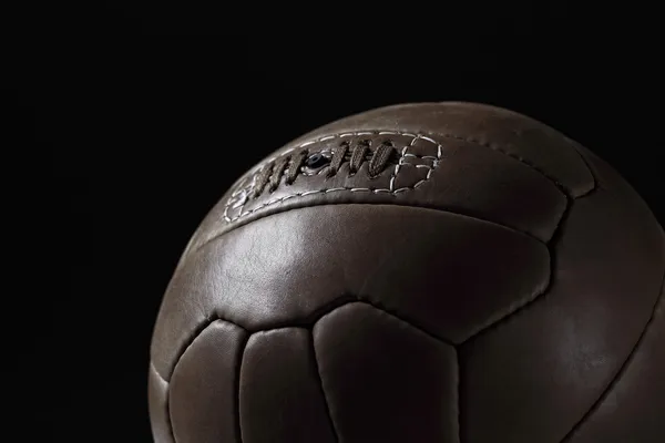 Fotbalový míč vinobraní — Stock fotografie