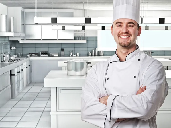 Chef-kok portrair — Stockfoto